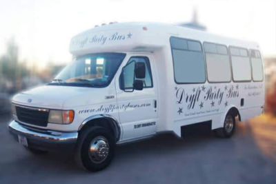 15 Passenger party bus exterior